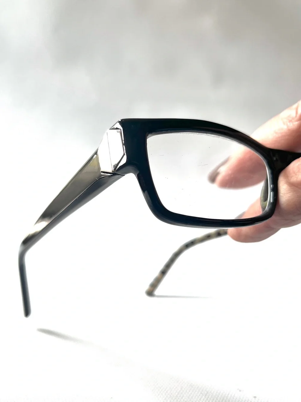 Retro Petite Fit Reading Glasses Skinny Rectangular Unisex Animal Leopard Mens